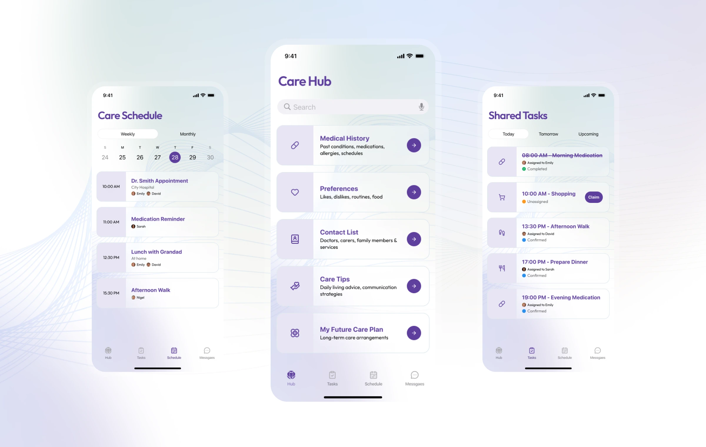 CoCare — family coordination app for dementia carers