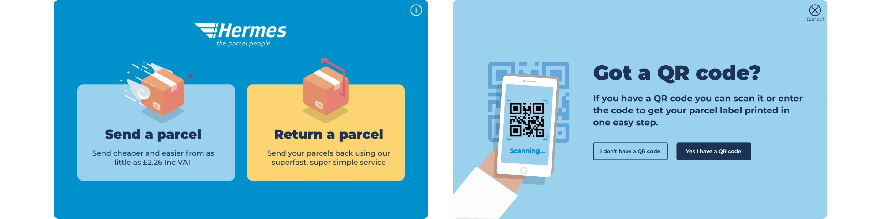 Print-in Store — redesigned interface screens with improved hierarchy