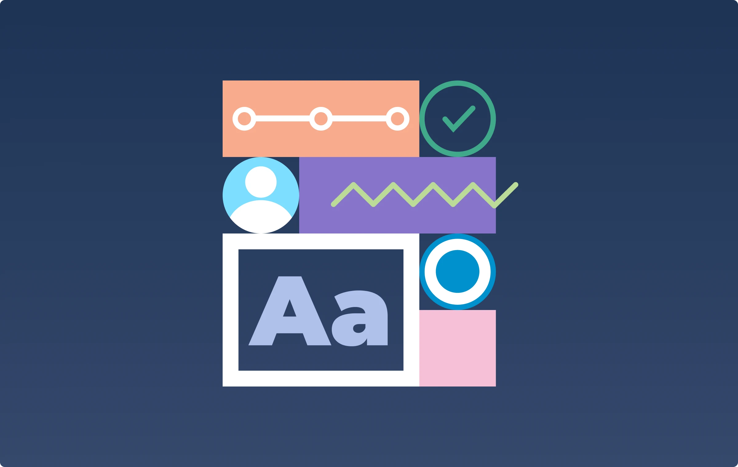 Trinity design system — component library illustration