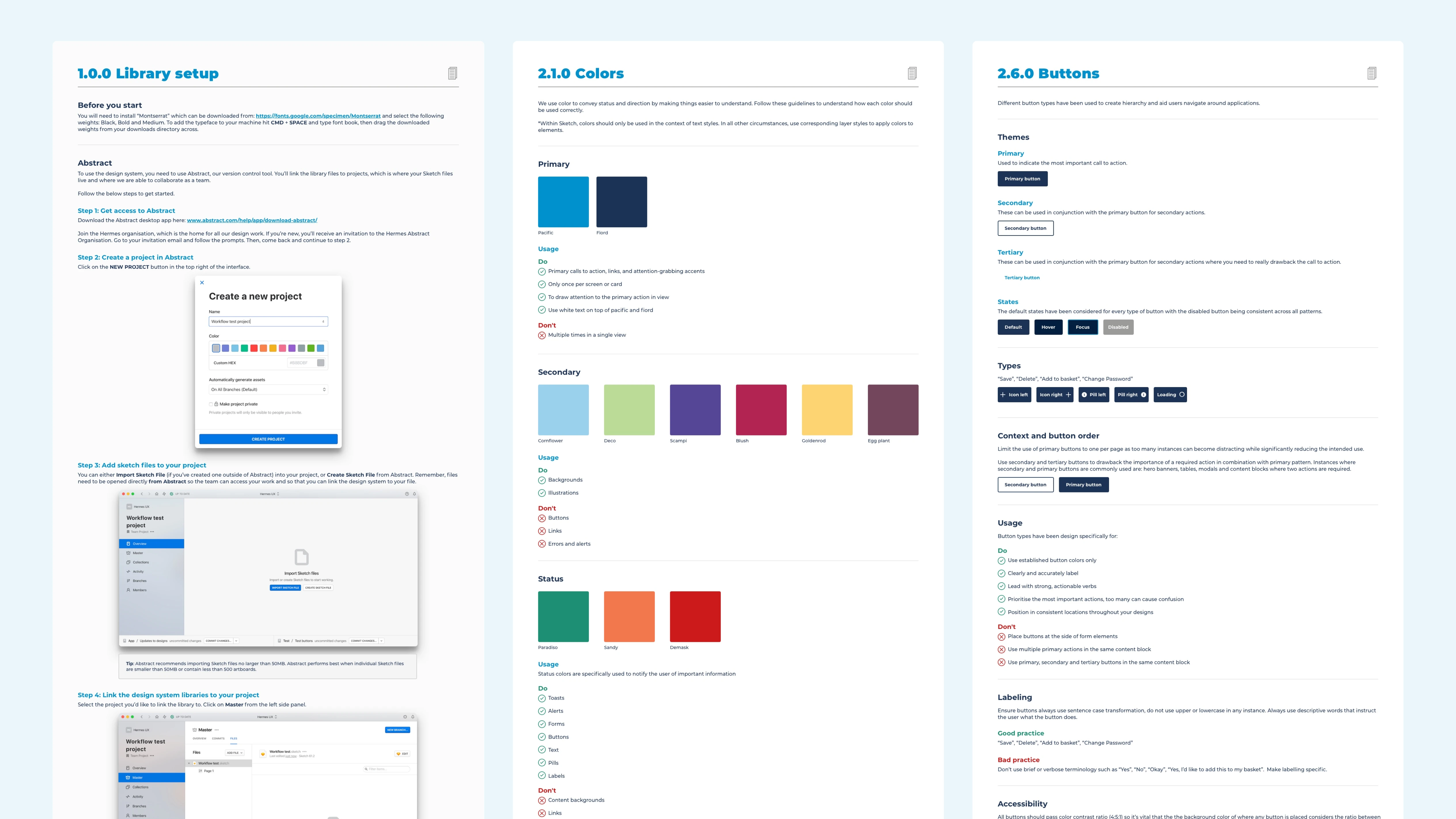 Trinity — component library overview and pattern documentation