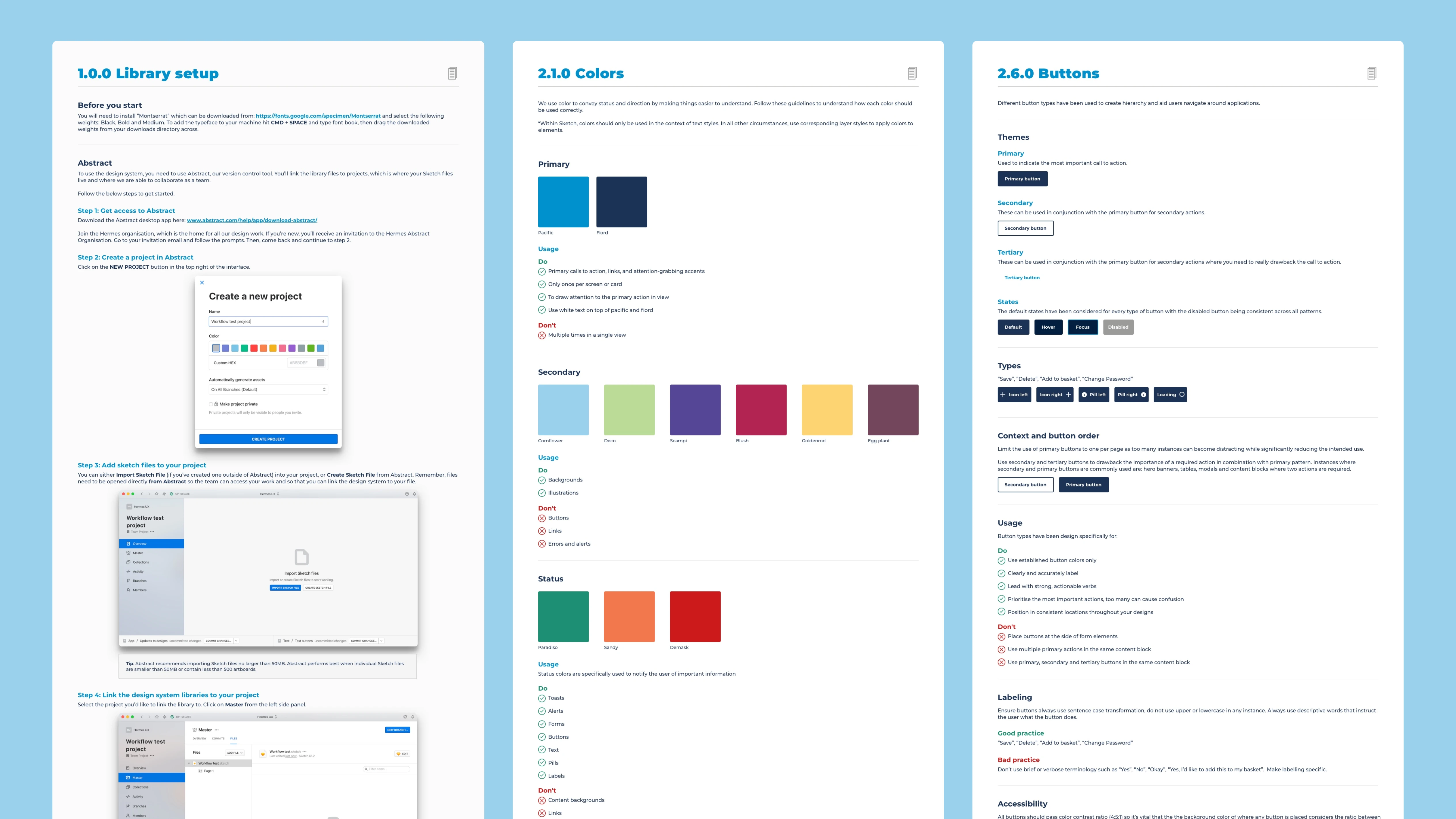 Trinity — component library overview and pattern documentation